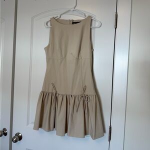 Zara Beige Mini Dress
